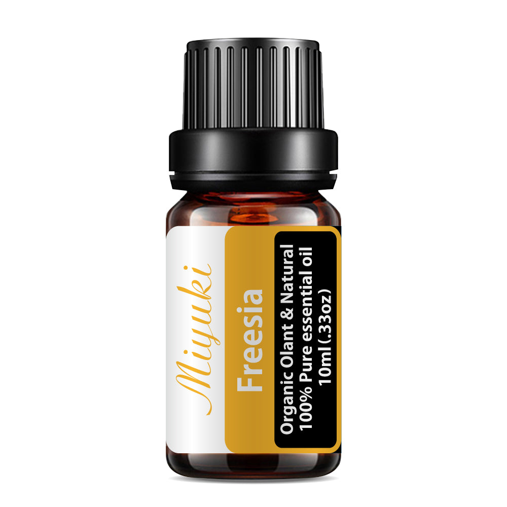 Niffpd 100% Pure Freesia Essential Oil, for Diffusers, Home Care, Candle Making, Fragrance, Aromatherapy 10ml/0.33fl.oz