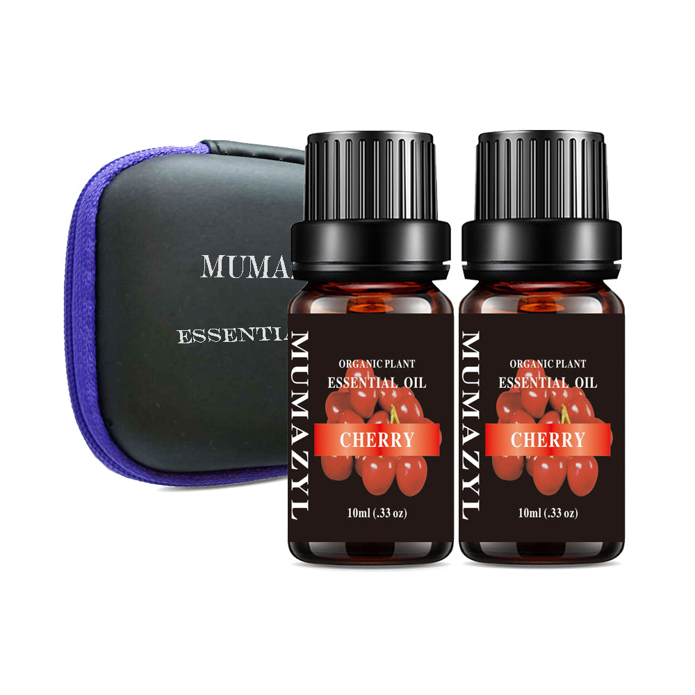 Cherry Essential Oil Set Organic Plant Natural 100% Pure Therapeutic G –  MUMAZYL
