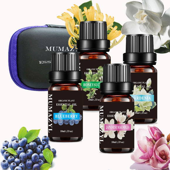 AOPING Rose & Gardenia Essential Oils - 100% Pure Organic Plant Oils for  Aromatherapy, Spa, Massage, Yoga, Perfume, Body Care - 2x10ML