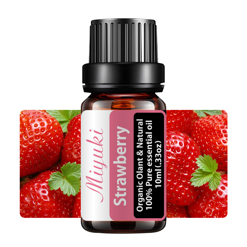 Strawberry Essential Oil Organic Olant & Natural 100% Pure Therapeutic –  MUMAZYL